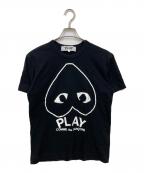 PLAY COMME des GARCONSプレイコムデギャルソン）の古着「Tシャツ」｜ブラック