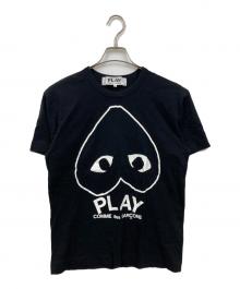 PLAY COMME des GARCONS（プレイコムデギャルソン）の古着「Tシャツ」｜ブラック