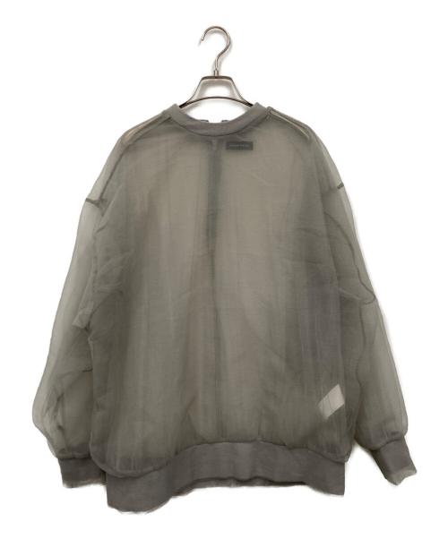 MAISON SPECIAL（メゾンスペシャル）MAISON SPECIAL (メゾンスペシャル) Sheer Gathers Tops グレー サイズ:FREEの古着・服飾アイテム