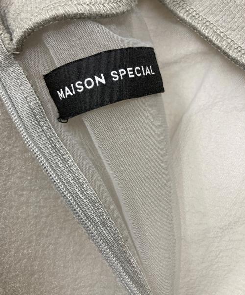 MAISON SPECIAL（メゾンスペシャル）MAISON SPECIAL (メゾンスペシャル) Sheer Gathers Tops グレー サイズ:FREEの古着・服飾アイテム
