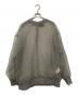 MAISON SPECIAL（メゾンスペシャル）の古着「Sheer Gathers Tops」｜グレー