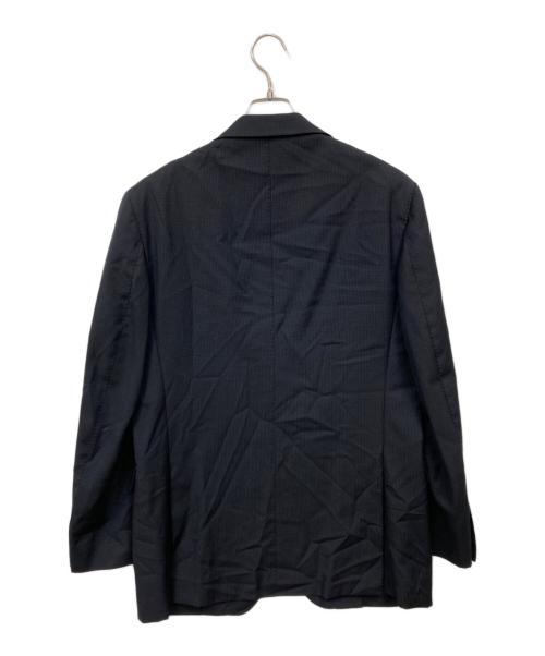 ERMENEGILDO ZEGNA（エルメネジルド・ゼニア）ERMENEGILDO ZEGNA (エルメネジルド・ゼニア) スーツ ブラック サイズ:52の古着・服飾アイテム