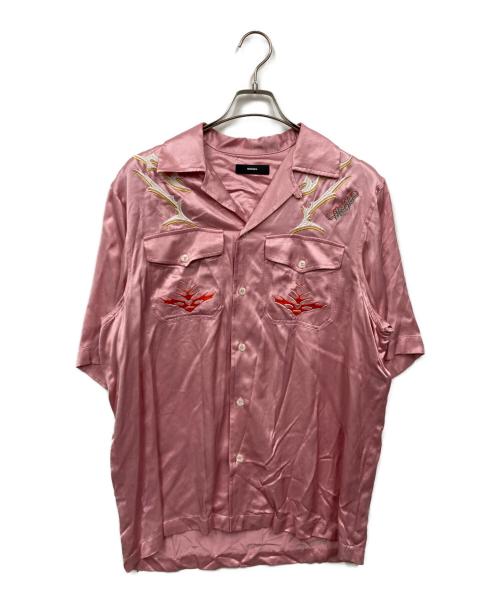 DIESEL（ディーゼル）DIESEL (ディーゼル) 半袖シャツ ピンク サイズ:XSの古着・服飾アイテム