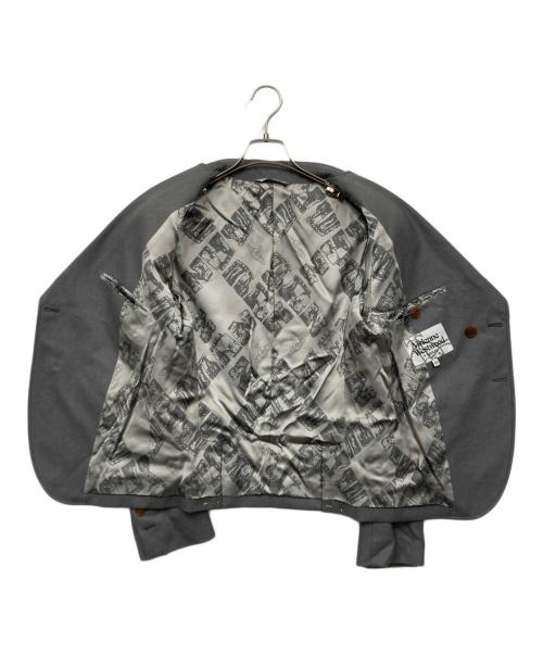 Vivienne Westwood man（ヴィヴィアン ウェストウッド マン）Vivienne Westwood man (ヴィヴィアン ウェストウッド マン) テーラードジャケット グレー サイズ:44の古着・服飾アイテム