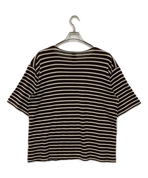 BATONER（バトナ―）BATONER (バトナ―) ボーダーTシャツ ブラウン サイズ:3の古着・服飾アイテム