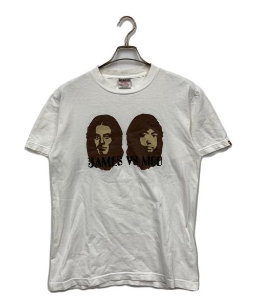ONEITA（オニータ）ONEITA (オニータ) A BATHING APE (アベイシングエイプ) Tシャツ ホワイト サイズ:Mの古着・服飾アイテム