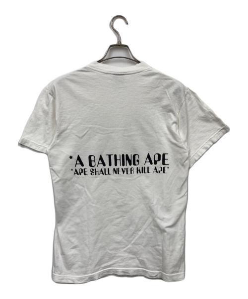 ONEITA（オニータ）ONEITA (オニータ) A BATHING APE (アベイシングエイプ) Tシャツ ホワイト サイズ:Mの古着・服飾アイテム