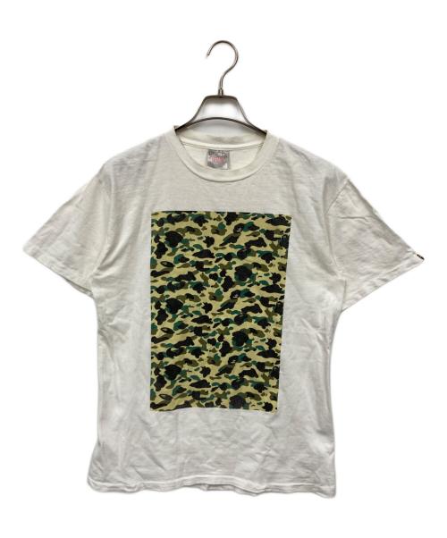 ONEITA（オニータ）ONEITA (オニータ) A BATHING APE (アベイシングエイプ) プリントTシャツ ホワイト サイズ:不明の古着・服飾アイテム