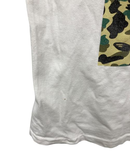 ONEITA（オニータ）ONEITA (オニータ) A BATHING APE (アベイシングエイプ) プリントTシャツ ホワイト サイズ:不明の古着・服飾アイテム