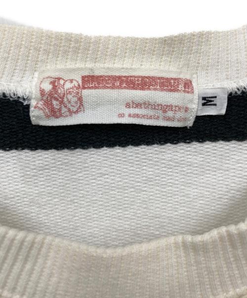 A BATHING APE（アベイシングエイプ）A BATHING APE (アベイシングエイプ) ボーダーカットソー ブラック×ホワイト サイズ:Mの古着・服飾アイテム