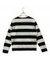 A BATHING APE (アベイシングエイプ) ボーダーカットソー ブラック×ホワイト サイズ:M：7000円