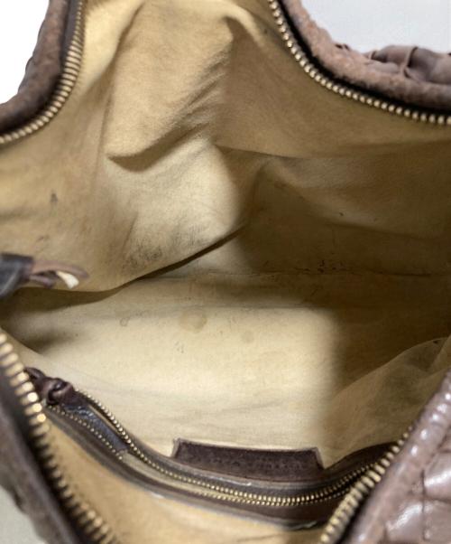 BOTTEGA VENETA（ボッテガベネタ）BOTTEGA VENETA (ボッテガベネタ) ホーボーワンショルダーバッグ ブラウンの古着・服飾アイテム