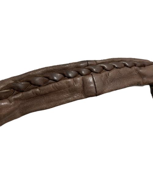 BOTTEGA VENETA（ボッテガベネタ）BOTTEGA VENETA (ボッテガベネタ) ホーボーワンショルダーバッグ ブラウンの古着・服飾アイテム