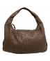BOTTEGA VENETA (ボッテガベネタ) ホーボーワンショルダーバッグ ブラウン：110000円