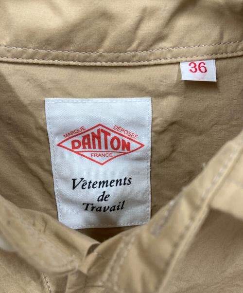 DANTON（ダントン）DANTON (ダントン) シャツワンピース ベージュ サイズ:36 未使用品の古着・服飾アイテム