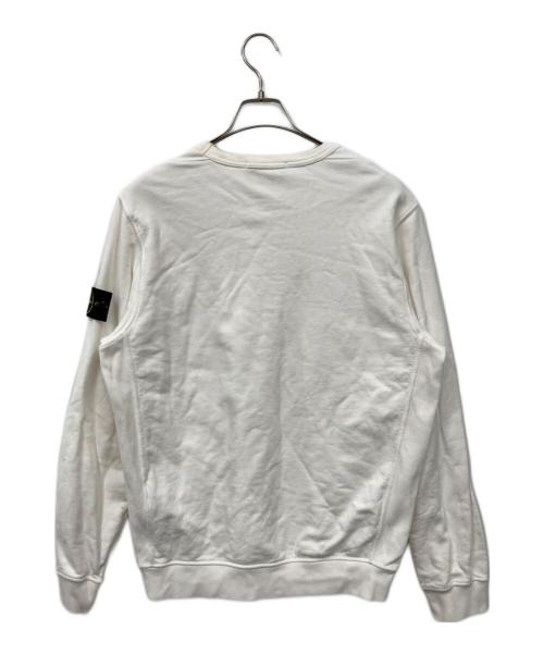 STONE ISLAND（ストーンアイランド）STONE ISLAND (ストーンアイランド) クルーネックスウェット ホワイト サイズ:Lの古着・服飾アイテム