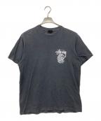 stussyステューシー）の古着「プリントTシャツ」｜ブラック
