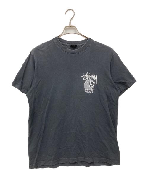 stussy（ステューシー）stussy (ステューシー) プリントTシャツ ブラック サイズ:Ｍの古着・服飾アイテム