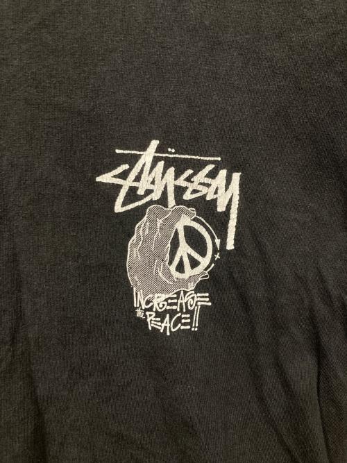 stussy（ステューシー）stussy (ステューシー) プリントTシャツ ブラック サイズ:Ｍの古着・服飾アイテム