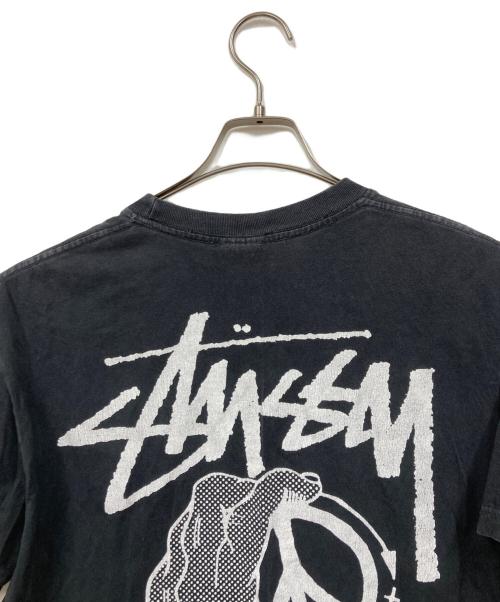 stussy（ステューシー）stussy (ステューシー) プリントTシャツ ブラック サイズ:Ｍの古着・服飾アイテム