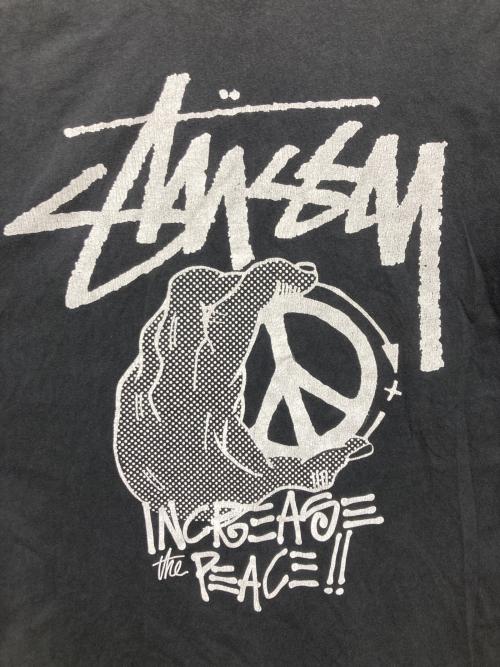 stussy（ステューシー）stussy (ステューシー) プリントTシャツ ブラック サイズ:Ｍの古着・服飾アイテム