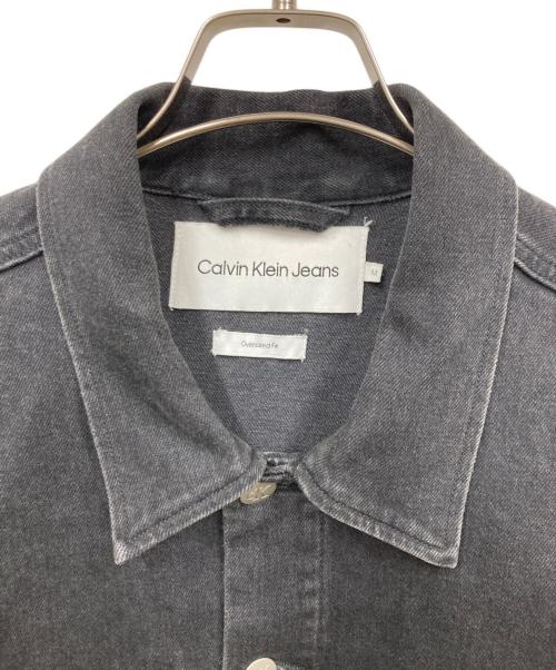Calvin Klein Jeans（カルバンクラインジーンズ）Calvin Klein Jeans (カルバンクラインジーンズ) デニムジャケット グレー サイズ:ｍの古着・服飾アイテム