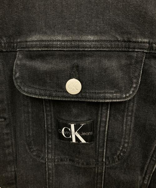 Calvin Klein Jeans（カルバンクラインジーンズ）Calvin Klein Jeans (カルバンクラインジーンズ) デニムジャケット グレー サイズ:ｍの古着・服飾アイテム