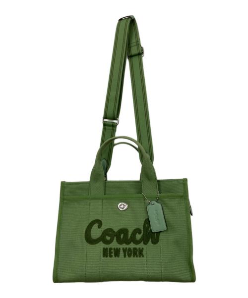 COACH（コーチ）COACH (コーチ) カーゴトート グリーンの古着・服飾アイテム