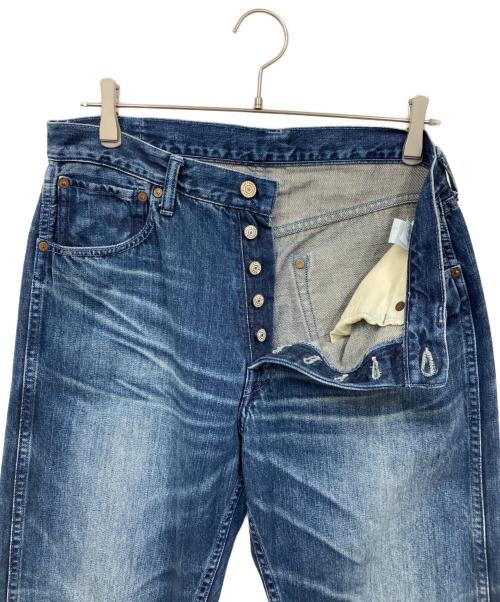 WAREHOUSE（ウエアハウス）WAREHOUSE (ウエアハウス) ボタンフライデニムパンツ ブルー サイズ:W32の古着・服飾アイテム