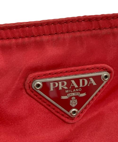 PRADA（プラダ）PRADA (プラダ) ショルダーバッグ レッドの古着・服飾アイテム