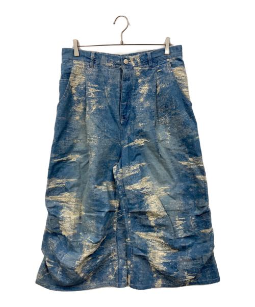 TAAKK（ターク）TAAKK (ターク) DESIGN TROUSERS ブルー サイズ:2の古着・服飾アイテム