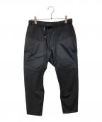 WHITE MOUNTAINEERINGホワイトマウンテ二アニング）の古着「別注 STRETCHED HYBRID TAPERED CARGO PANTS」｜ブラック