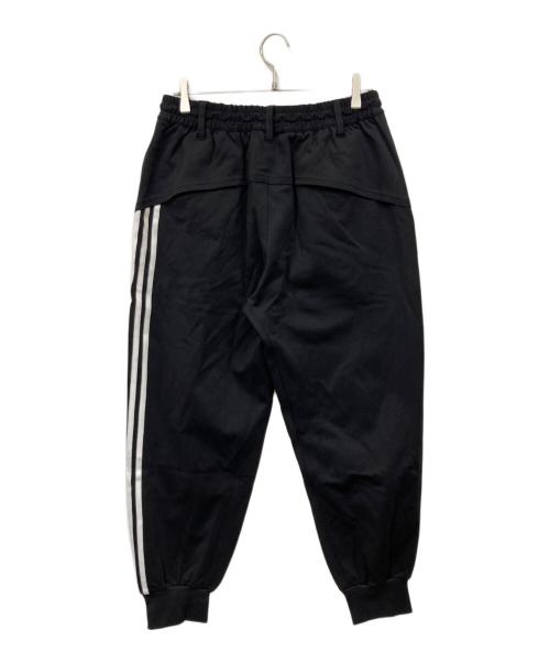Y's（ワイズ）Y's (ワイズ) 3-STRIPES CUFFED TRACK PANTS ブラック サイズ:Mの古着・服飾アイテム