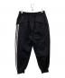 Y's (ワイズ) 3-STRIPES CUFFED TRACK PANTS ブラック サイズ:M：20000円