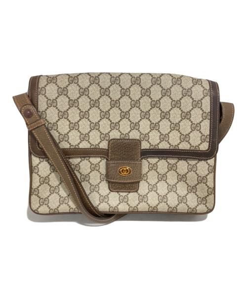 GUCCI（グッチ）GUCCI (グッチ) GGスプリーム ショルダーバッグ ベージュの古着・服飾アイテム