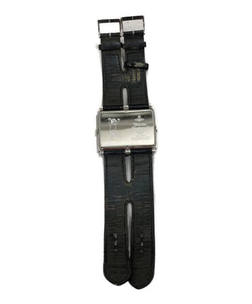 Vivienne Westwood（ヴィヴィアンウエストウッド）Vivienne Westwood (ヴィヴィアンウエストウッド) ダブルフェイスウォッチ ブラックの古着・服飾アイテム