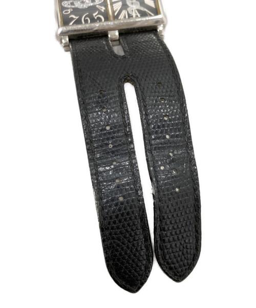 Vivienne Westwood（ヴィヴィアンウエストウッド）Vivienne Westwood (ヴィヴィアンウエストウッド) ダブルフェイスウォッチ ブラックの古着・服飾アイテム