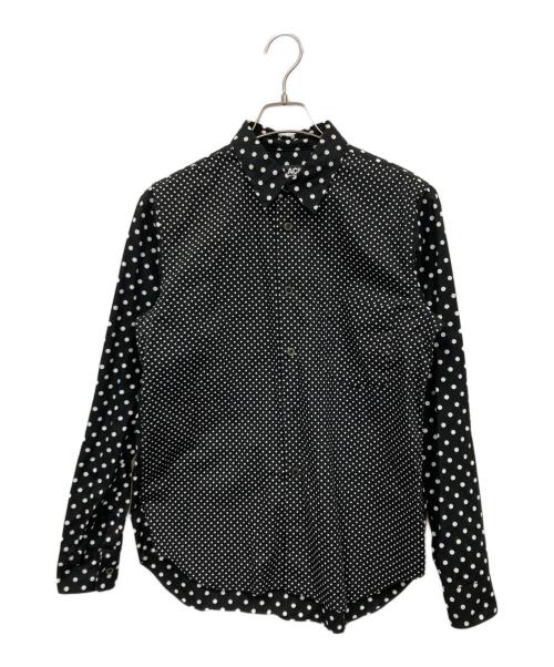 BLACK COMME des GARCONS（ブラックコムデギャルソン）BLACK COMME des GARCONS (ブラックコムデギャルソン) ドットシャツ ブラック サイズ:Mの古着・服飾アイテム