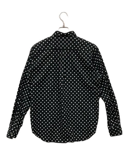 BLACK COMME des GARCONS（ブラックコムデギャルソン）BLACK COMME des GARCONS (ブラックコムデギャルソン) ドットシャツ ブラック サイズ:Mの古着・服飾アイテム