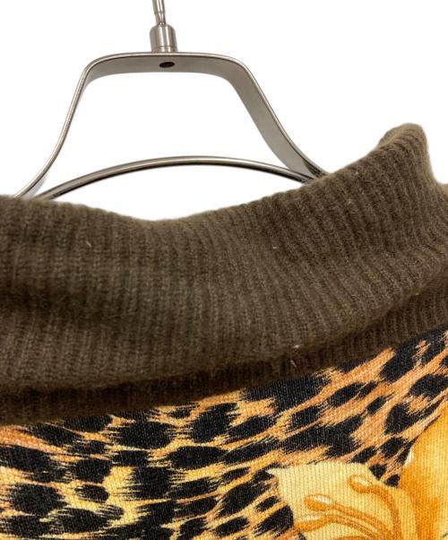 LEONARD（レオナール）LEONARD (レオナール) カシミヤニットニットワンピース ブラウン サイズ:Mの古着・服飾アイテム