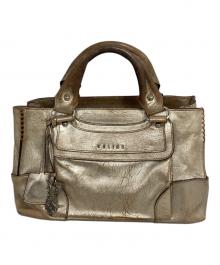 CELINE（セリーヌ）の古着「ハンドバッグ」｜ゴールド