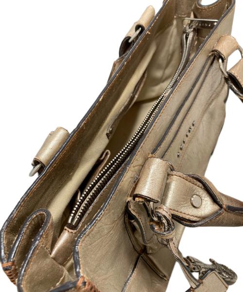 CELINE（セリーヌ）CELINE (セリーヌ) ハンドバッグ ゴールドの古着・服飾アイテム