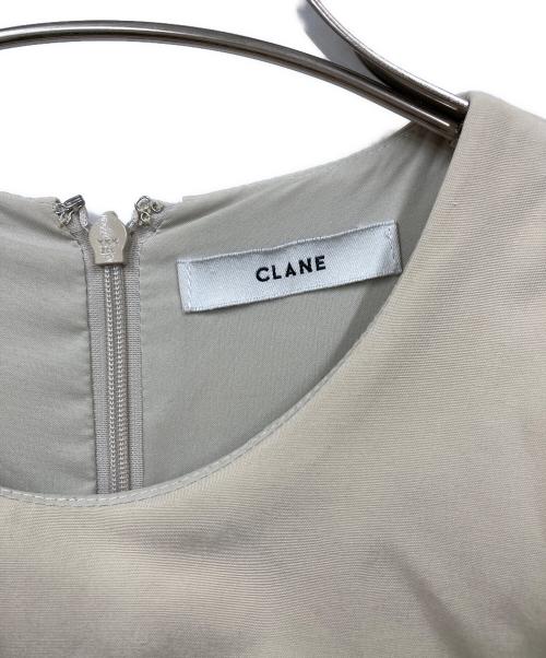 CLANE（クラネ）CLANE (クラネ) 半袖ワンピース ベージュ サイズ:1の古着・服飾アイテム