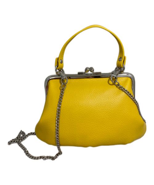 Vivienne Westwood（ヴィヴィアンウエストウッド）Vivienne Westwood (ヴィヴィアンウエストウッド) がま口2WAYショルダーバッグ イエローの古着・服飾アイテム