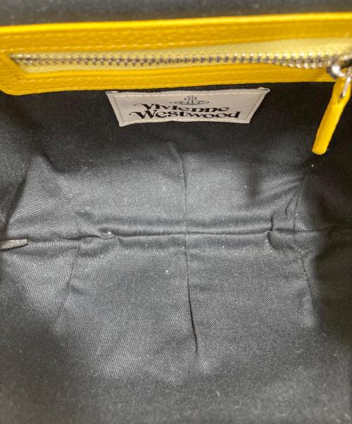 Vivienne Westwood（ヴィヴィアンウエストウッド）Vivienne Westwood (ヴィヴィアンウエストウッド) がま口2WAYショルダーバッグ イエローの古着・服飾アイテム