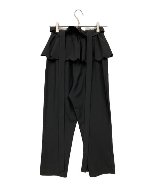 Bibiy.（ビビィ）Bibiy. (ビビィ) SUSPENDER PANTS ブラック サイズ:Fの古着・服飾アイテム