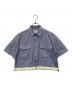 sacai（サカイ）の古着「ストライプコットンポプリンシャツ」｜ブルー