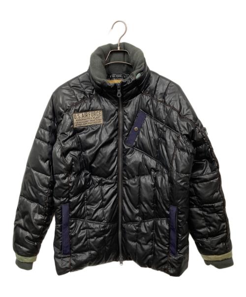 AVIREX（アヴィレックス）AVIREX (アヴィレックス) ダウンジャケット ブラック サイズ:Lの古着・服飾アイテム