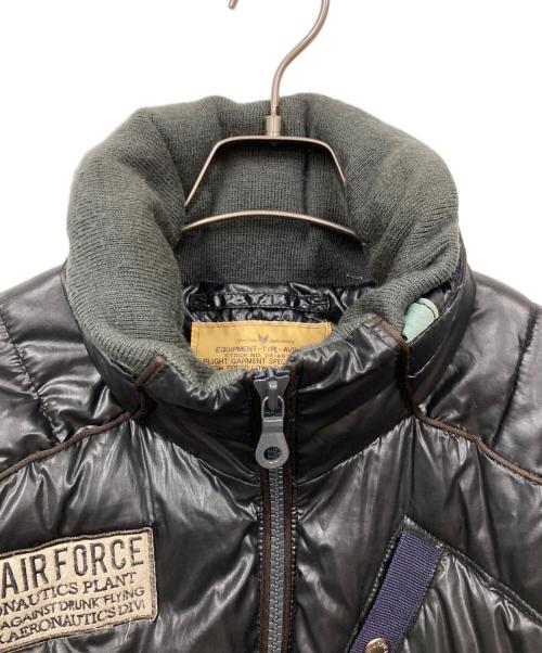 AVIREX（アヴィレックス）AVIREX (アヴィレックス) ダウンジャケット ブラック サイズ:Lの古着・服飾アイテム