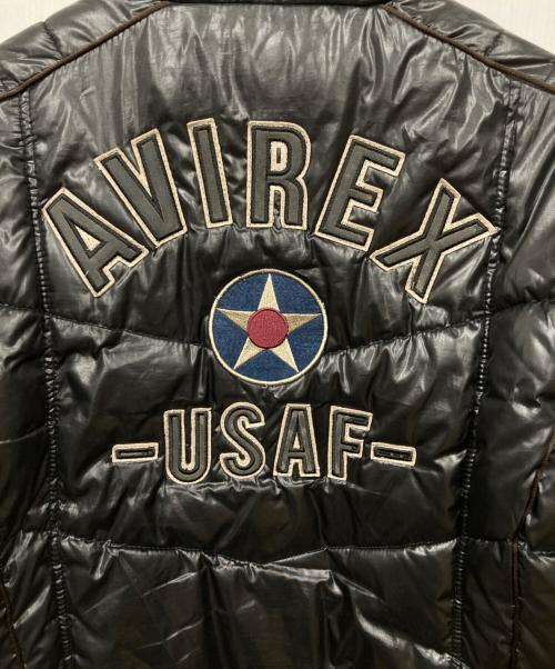 AVIREX（アヴィレックス）AVIREX (アヴィレックス) ダウンジャケット ブラック サイズ:Lの古着・服飾アイテム